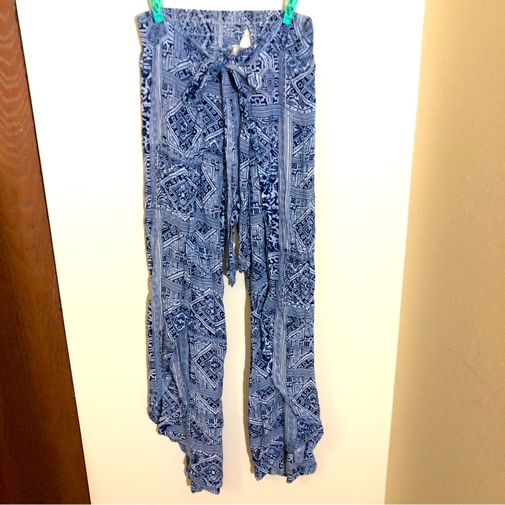Boho split leg lounge pants